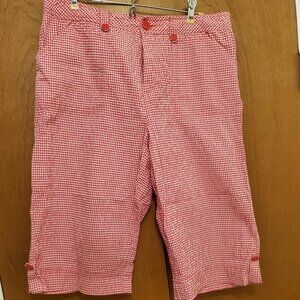 Christopher & Banks Checkered Capris